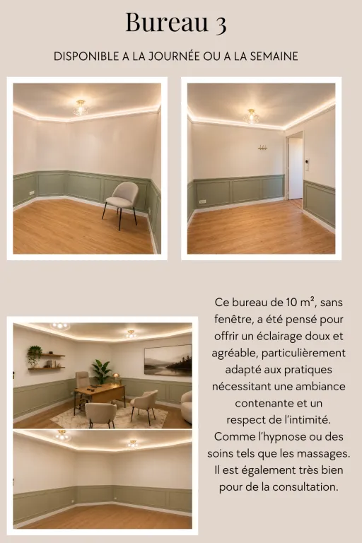 Location bureaux pour thérapeute